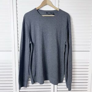 Theory Gray Crewneck Sweater